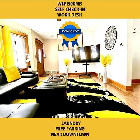 The Amber Retreat - Brooklyn Centre Comfort - Charming Space For Families, Couples & Business Travelers Near Downtown - With 300Mb Wifi, Parking & Self Check-In Cleveland Exterior foto